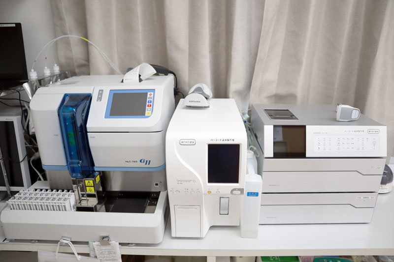 HbA1c 、血球計測、CRP等迅速検査機器
